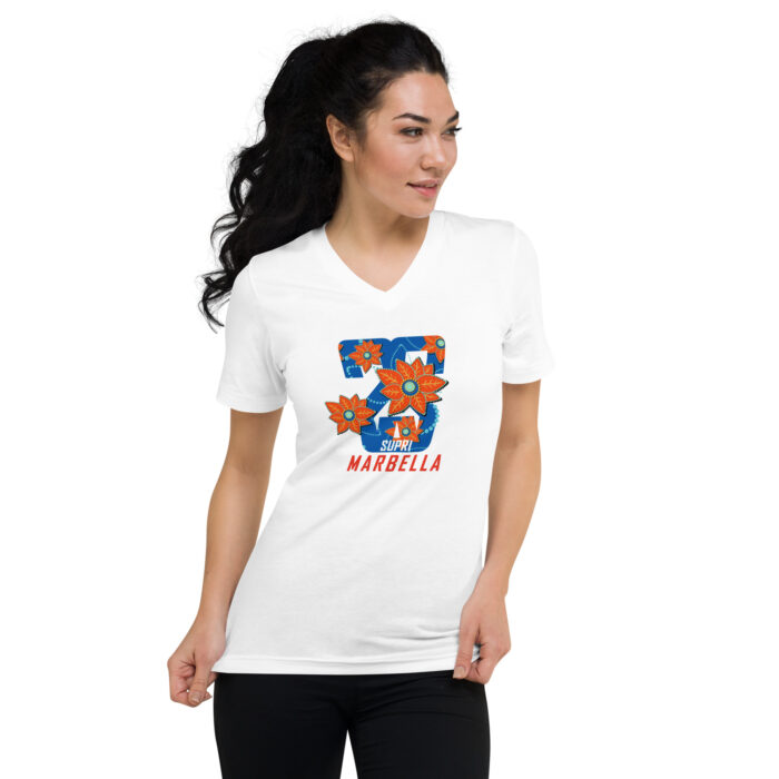 Supri Women's TEE Unisex Short Sleeve V-Neck T-Shirt