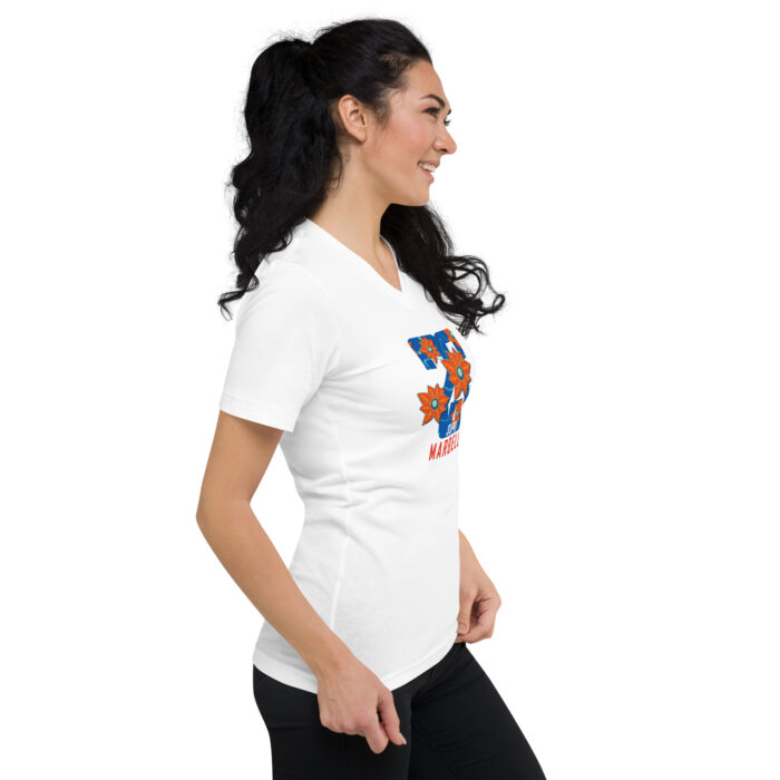 Supri Women's TEE Unisex Short Sleeve V-Neck T-Shirt - Image 3